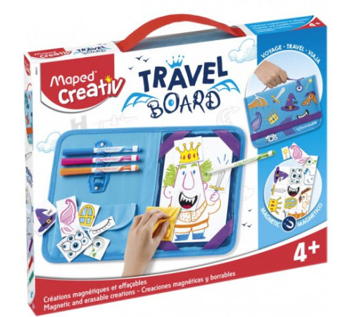  maped 969311 set de desen "travel board" pe o tablă albă