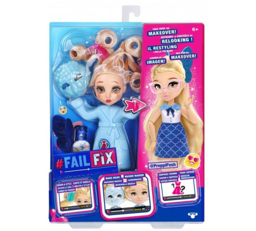Fail Fix 12804 Игровой набор с куклой Total Makeover "PreppiPosh" Детский магазин в Кишиневе в Молдове fail fix 12804 Игровой набор с куклой total makeover "preppiposh"