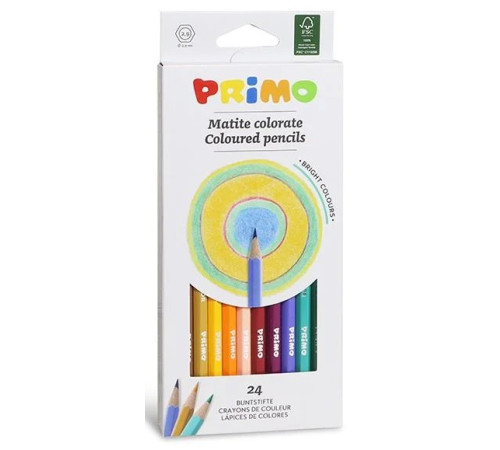  primo 5041mat24e creioane colorate mate (24 culori)