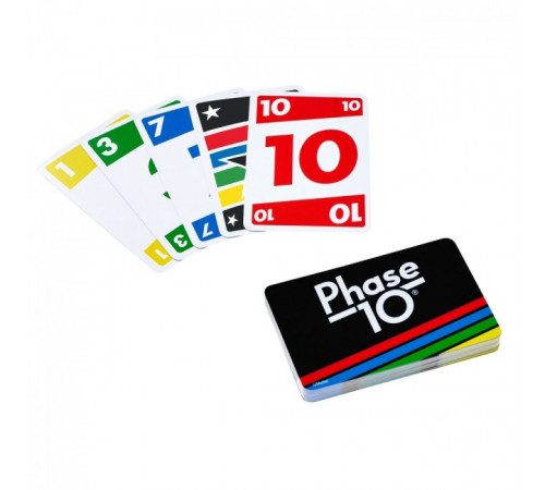 mattel ffy05 joc de masă "phase 10"