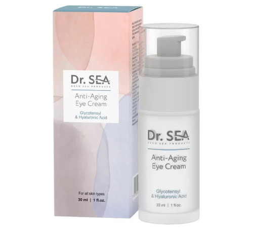  dr.sea Антивозрастной крем для кожи вокруг глаз glycotensyl и гиалуроновая кислота (30 мл) 020769