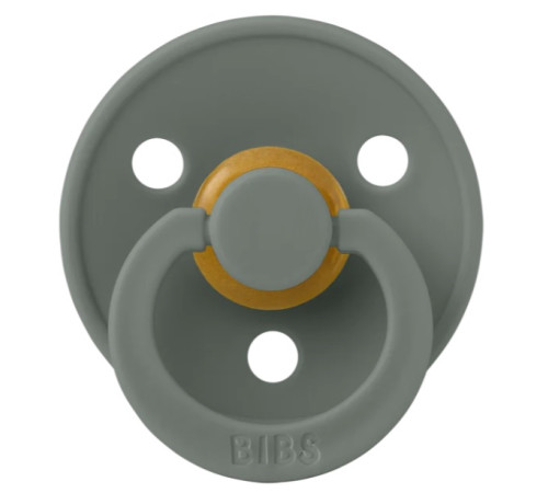 bibs suzeta rotunda din latex color s pine (0-6 luni)