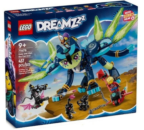 Детский магазин в Кишиневе в Молдове lego dreamzzz 71476 Конструктор "Зоуи и кото-сова Зиан" (437 дет.)