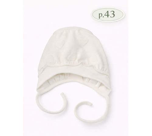  minikin 25982243 căciulă cu legături "heart (m.43) lăptos