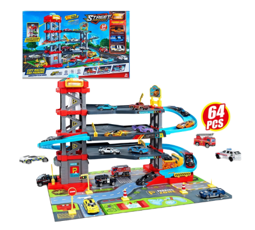 Jucării pentru Copii - Magazin Online de Jucării ieftine in Chisinau Baby-Boom in Moldova 48213 set de joacă "parcare urbană"