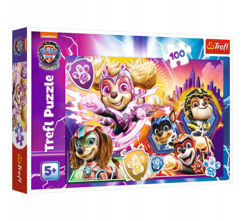  trefl 16460 Пазлы "Могучие щенки" paw patrol (100эл.)