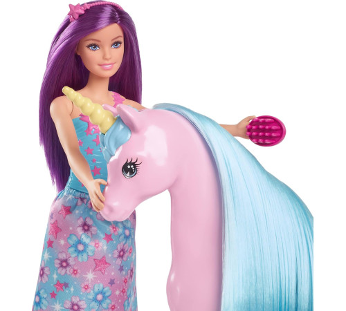 barbie hyt62 Набор Барби с Единорогом  "Волшебное приключение"