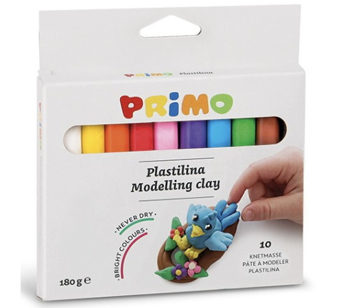 primo plastilină 10 culori / 18 gr