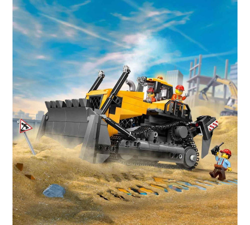 lego city 60466 constructor "buldozer galben" (682 el.)