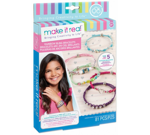 Детский магазин в Кишиневе в Молдове Make it Real 1206M Набор для создания браслетов "Радуга" Детский магазин в Кишиневе в Молдове make it real 1206m Набор для создания браслетов "Радуга"