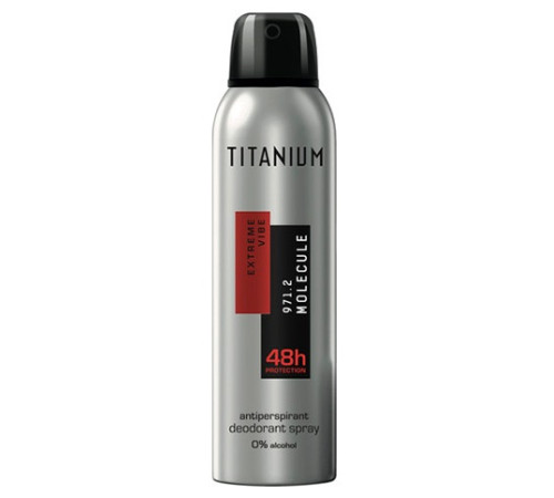 Titanium Deodorant-spray "Extreme Vibe 971.2 Molecule" (150 ml.) 965814  titanium deodorant-spray "extreme vibe 971.2 molecule" (150 ml.) 965814