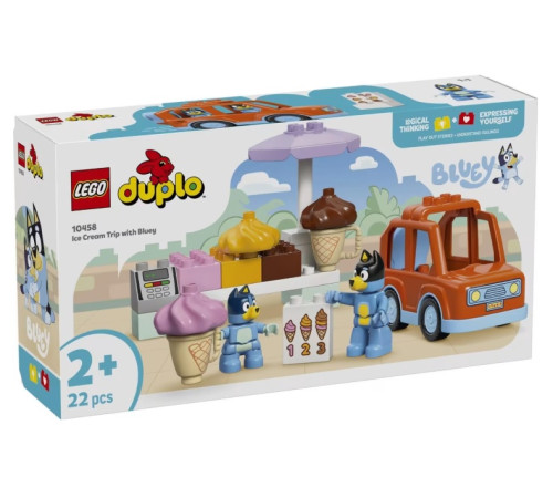 Jucării pentru Copii - Magazin Online de Jucării ieftine in Chisinau Baby-Boom in Moldova lego duplo 10458 constructor "Визит к Блю у фургончика с мороженым" (22 el.)