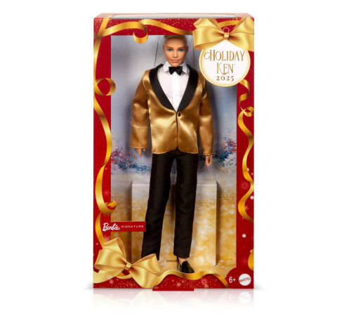 barbie jgk55 Коллекционная кукла Кен "signature" блондин