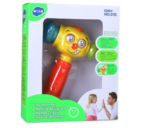 hola toys  3115 jucărie muzicală "ciocan amuzant"