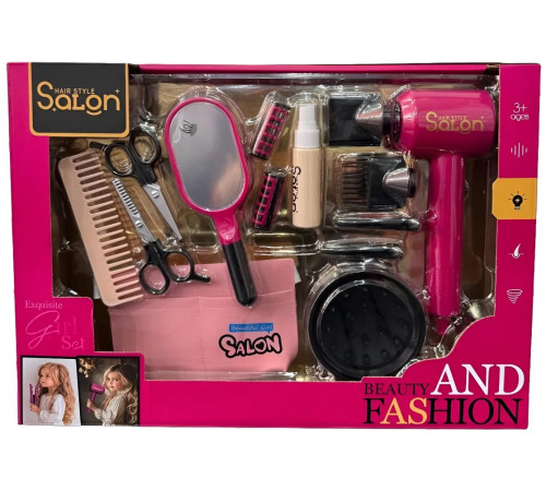  92129 set de joacă coafor pentru copii, cu uscător și accesorii