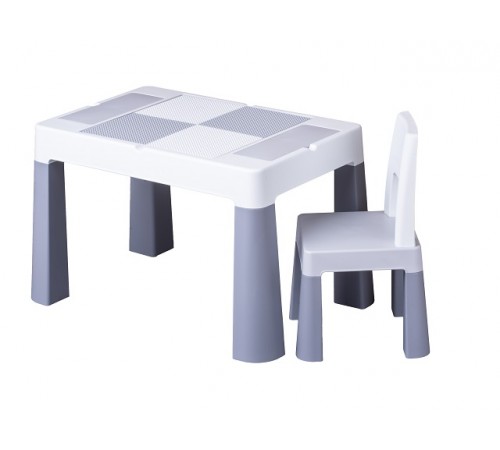  tega baby Столик и стульчик  multifun mf-001-106 серый