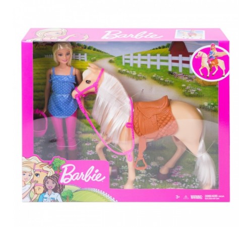 barbie fxh13 set "călărie"