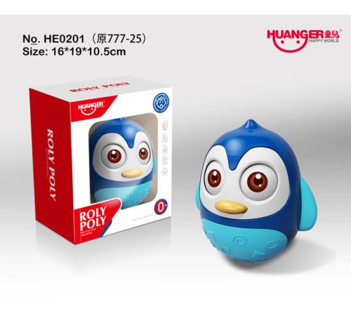 19445 Игрушка Юла "Пингвин" (синий)