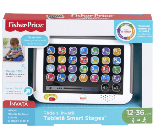  fisher-price dkk24 Умный планшет с технологией smart stages (рум.)