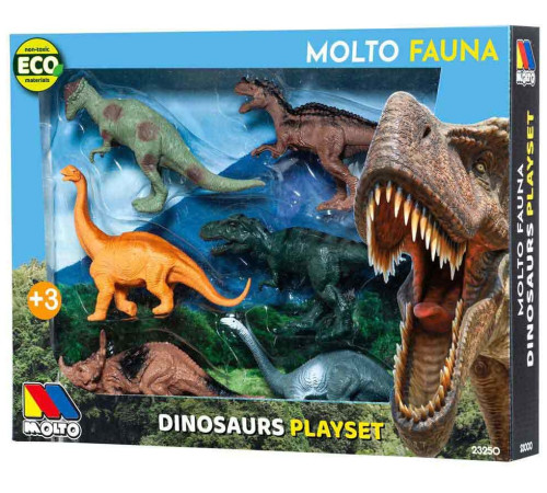 Детский магазин в Кишиневе в Молдове molto 23250 Набор фигурок "fauna dinos" (6 шт.)