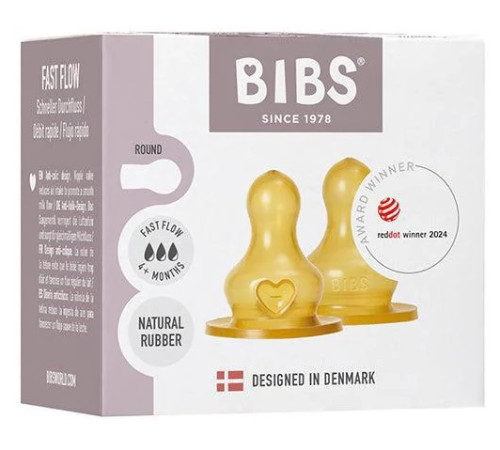 bibs tetină anticolicică din latex (2 buc.) cu flux rapid