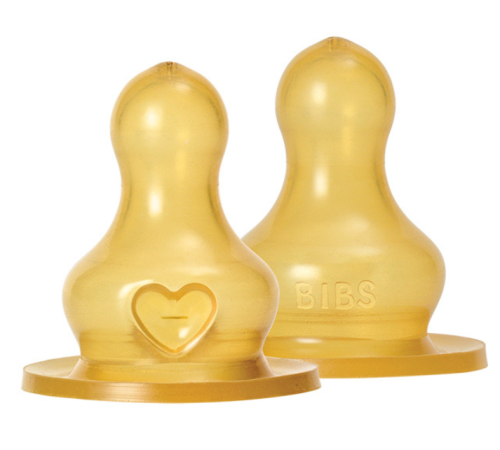 bibs tetină anticolicică din latex (2 buc.) cu flux rapid