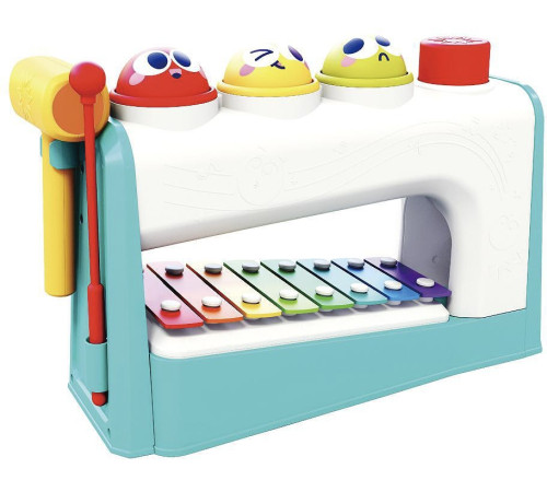  hola toys he792700 jucărie educațională multifuncțională „xilofon cu ciocan”