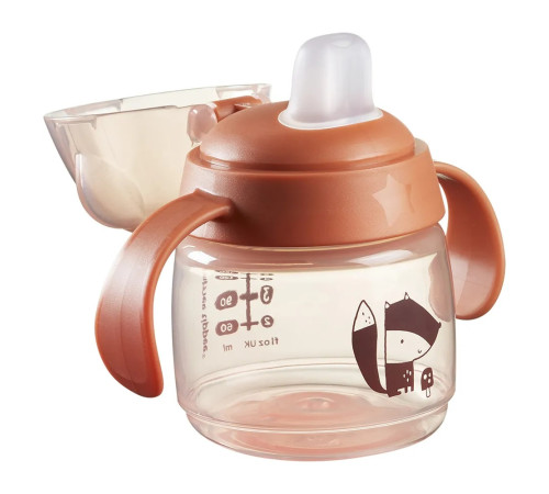tommee tippee tt0510 Чашка-непроливайка "softspout" розовый (4 м+) 150 мл.
