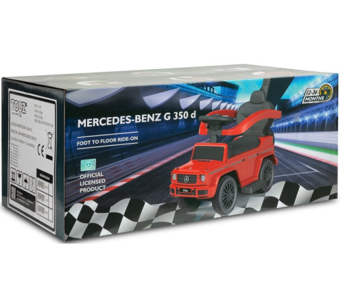 toyz-2583 Машина с ручкой "mercedes g350 d" чёрный