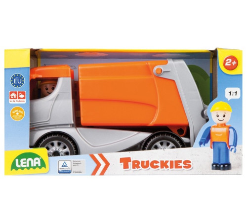 lena 01623 Машина truckies "Мусоровоз" (22 см.)