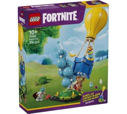  lego fortnite 77080 constructor "supply drop" (267 el.)