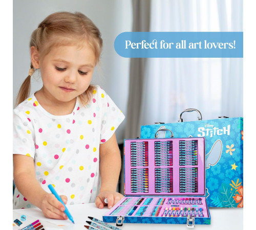 total office stc-1115 Набор для рисования "disney stitch" (148 предметов)