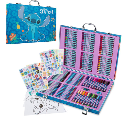 total office stc-1115 Набор для рисования "disney stitch" (148 предметов)