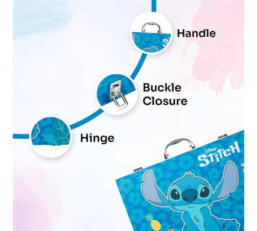 total office stc-1115 Набор для рисования "disney stitch" (148 предметов)