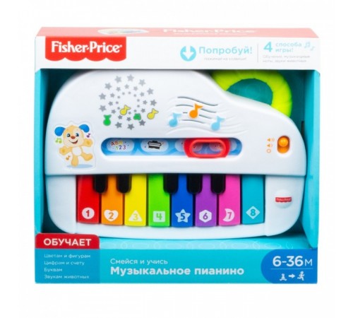  fisher-price gfk10 Пианино "Умного щенка" (рус.)