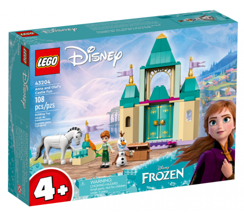 lego disney 43204 constructor "distracție în castelul anna și olaf" (108 el.)