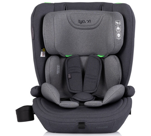 chipolino stktyc0252cl Автокресло "i-size tycoon" (76-150 см) серый