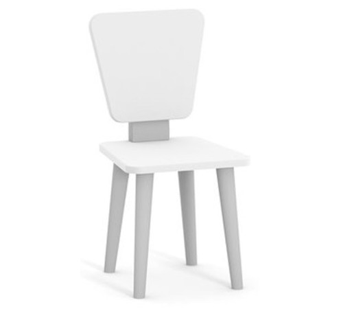  veres 46.36.2.17 Стульчик детский Нью-Йорк (серый/белый)