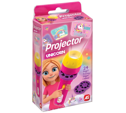  as kids 1027-64216 mini-proiector "unicorn"