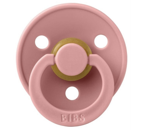  bibs suzeta rotundă din latex color m dusty pink (6-18luni)