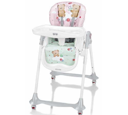 Brevi Стульчик для кормления Convivio 586 Мишка розовый brevi Стульчик для кормления convivio 586 Мишка розовый