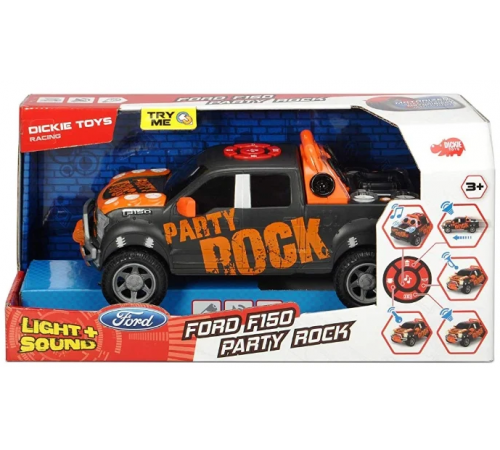  dickie 3765003 masina suv "dickie toys ford f-150 party rock"