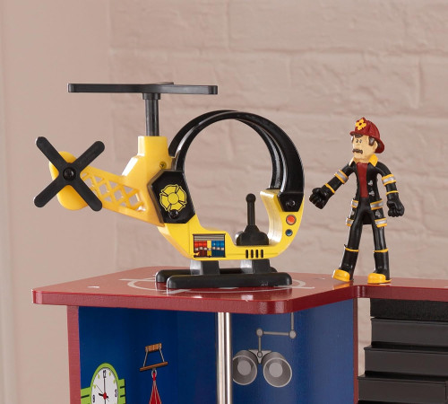 kidkraft 63214-msn set de joc "station deluxe fire station"