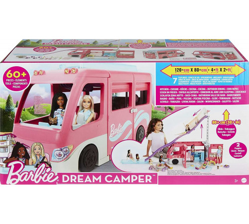 barbie hcd46 set joc cu accesorii "casa pe roti"