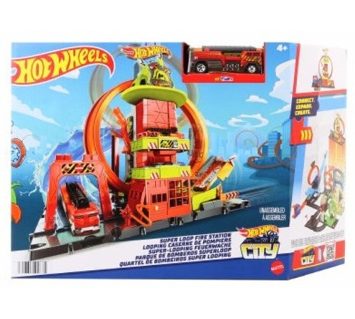 hot wheels hkx41 set de joc "pompieri din oraș"