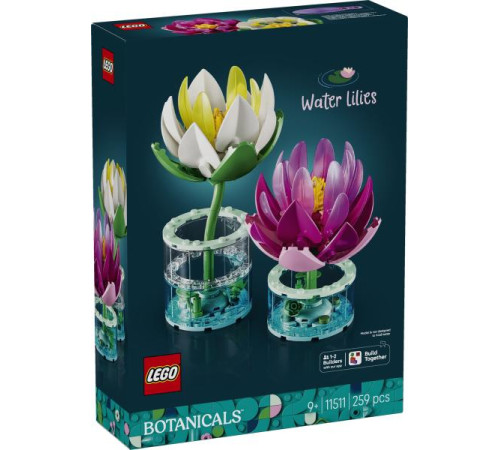  lego botanicals 11511 Конструктор "Водяные лилии" (259 дет.)