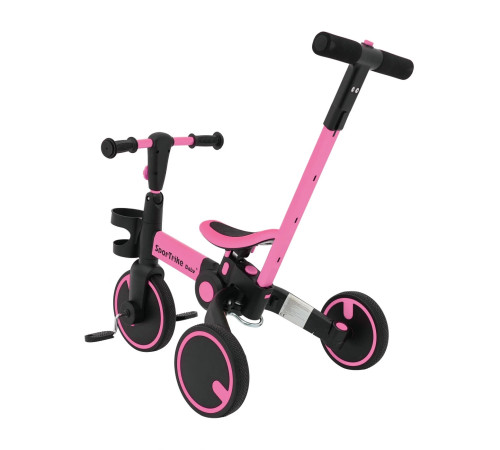 ramiz bicicleta 3 in 1 happy bike sportrike roz
