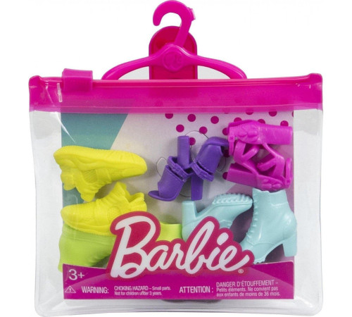  barbie hbv30 set de pantofi eleganti pentru barbie