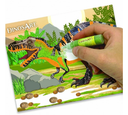 dinosart 15011 Набор для творчества "sand & foil art"
