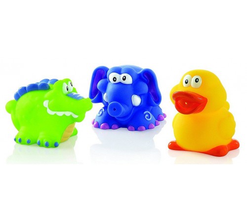  nuby id6022 set jucării pentru baie "zoo amuzante"